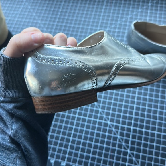Jcrew Silver Metallic Loafers - Picture 10 of 12
